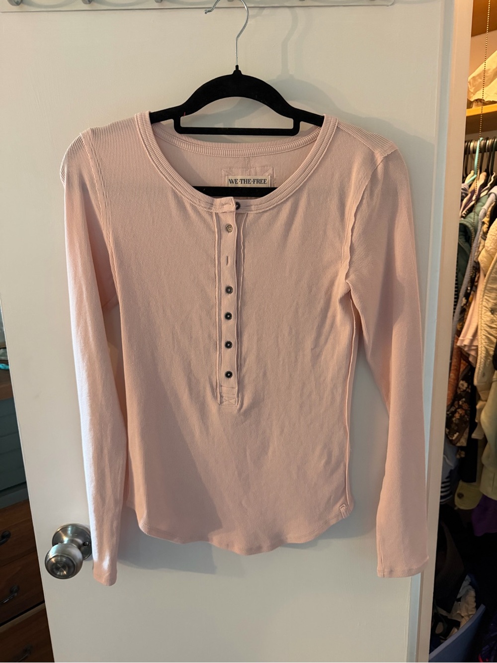 Free People We The Free Jamie Henley Size small pink quartz
